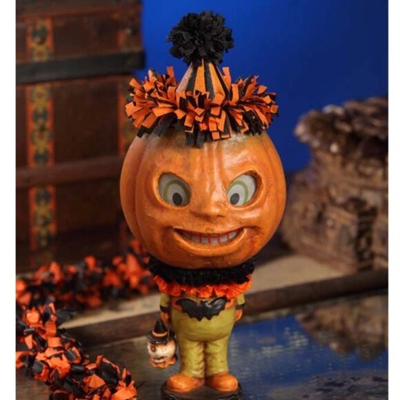 Bethany Lowe Halloween Rotten Pumpkin Clown - Picture 1 of 8